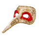Oogmasker Naso Venice Goud/Zwart
