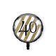 Folieballon Black & Gold 40 jaar