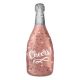 Folieballon Cheers Rose Goud Champagnefles