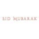 Letterslinger Eid Mubarak Rose Goud 
