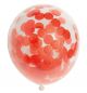 Confetti Ballon Rood