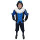 Pieten kostuum heren Velours Blauw-Zwart 5 dec