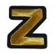 Embleem Nr. 2025 Gouden Letter Z