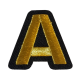 Embleem Nr. 2000 Gouden Letter A