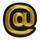 Embleem Nr. 2027 Gouden Apenstaartje @