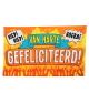 Gevelvlag Van Harte Gefeliciteerd