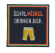 Embleem Kruikenstad Nr. 164 Echte Meskes drinken Bier