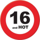 Button 16 Jaar (15 cm.)