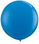 Latex Ballon Blauw 90cm, 3ft