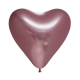 Latex ballonnen Chrome Hart Rose Goud 30 cm