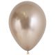 Latex ballonnen Chrome Champagne 30 cm 50st