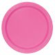 Bordjes Roze 23 cm. 16 stuks