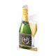 Champagne Wenskaart 52 jaar