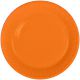 Bordjes Oranje 23 cm. 8 stuks