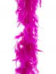Boa donker roze met zilverdraad