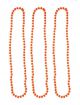 Parelketting Fluor Oranje