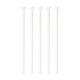 Ballon stokje wit 10 stuks