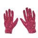 Handschoen Glitter Goud Pailetten