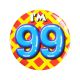 Button klein 50 jaar