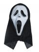 Scream masker met kap Luxe