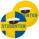 Bordjes Studenten 23 cm