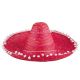 Mexicaanse hoed Rood 45 cm.