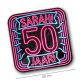 Neon Decoration Signs Happy 50 Sarah