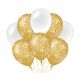 Decoratie ballonnen Goud/Parelmoer 50 jaar