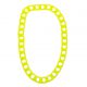 Halsketting Neon Grote Schakel Geel