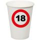 Bekers Verkeersbord 18 Jaar