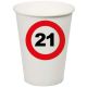 Bekers Verkeersbord 21 Jaar