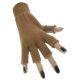 vingerloze Handschoenen Bruin