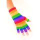 Handschoen vingerloos regenboog