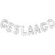 Folieballon Set Goud Geslaagd