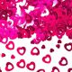 Tafeldeco grote en kleine hartjes roze