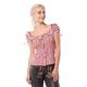 Carmen Blouse Rood/Wit