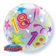 Folieballon bubbles 18 jaar
