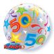 Folieballon bubbles 50 jaar