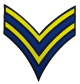 Embleem Ballefruttersgat Nr. 3330 Rangstrepen