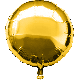 Folieballon rond Goud