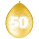 Ballonnen 50 jaar Goud (8 stuks)