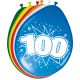 Lucht Latex Ballonnen 100 Jaar (8 stuks)
