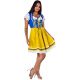 Dirndl 2-delig blauw/geel