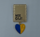 Speldje Hartje NEE GIJ Blauw Geel