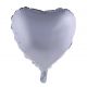 Folieballon Chrome Hart Zilver