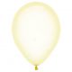 Ballon Crystal Pastel Geel R12