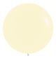 Ballon Pastel Mat Geel R24