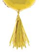 Tassels voor ballonnen goud 5st.