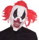 Latex Masker Clown Grijze Haren
