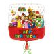 Folieballon Happy Birthday Mario Bros